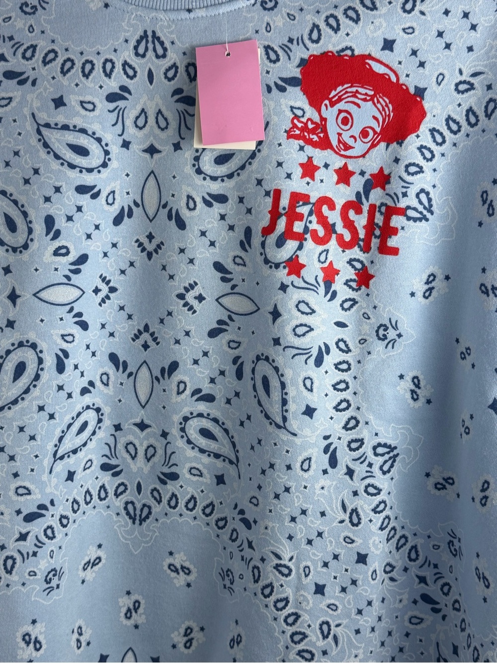 Womens M ,Disney Jessie Bandana Sweatshirt - Picture 3 of 7